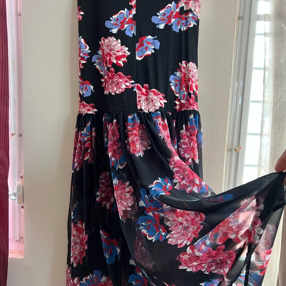 Free People Mermaid Semi-Sheer Maxi Skirt Floral - Picture 10 of 15